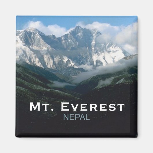 Nepal Mt. Everest Travel Foto Souvenir Magnete Magnet (Vorne)