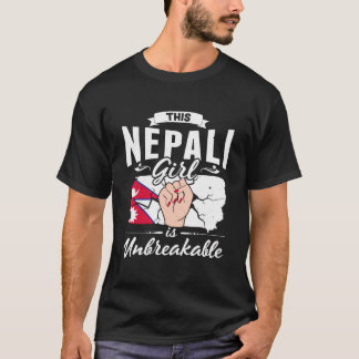 Nepal Nepal Roots Nepali Heritage Proud Nepalis F T-Shirt