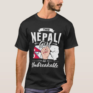 Nepal Nepal Roots Nepali Heritage Proud Nepalis F T-Shirt