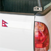 Nepal/nepalesische Flagge Autoaufkleber (Auf Lkw)