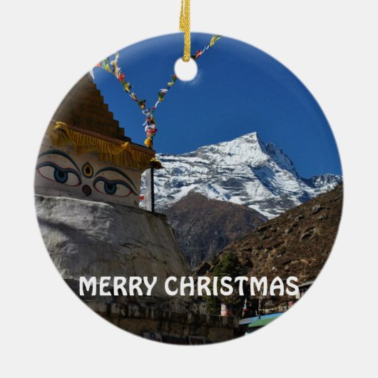 Nepal Panorama Weihnachtsschmuck (Hinten)
