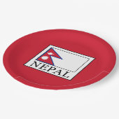 Nepal Pappteller (Schrägansicht)