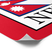 Nepal Poster (Ecke)