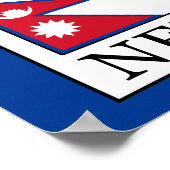 Nepal Poster (Ecke)