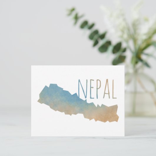 Nepal Postkarte (Stehend Vorderseite)