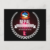 Nepal Postkarte (Vorderseite)