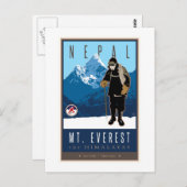 Nepal Postkarte (Vorne/Hinten)