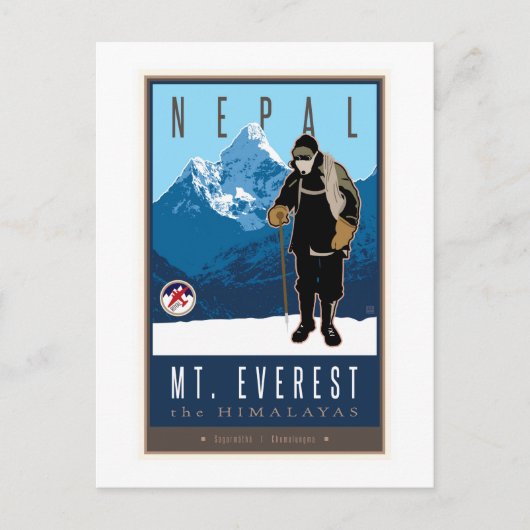 Nepal Postkarte (Vorderseite)