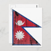 Nepal Postkarte (Vorne/Hinten)