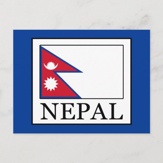 Nepal Postkarte (Vorderseite)
