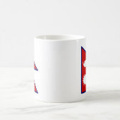 Nepal-Qualitäts-Flagge Kaffeetasse (Mittel)