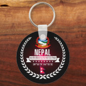 Nepal Schlüsselanhänger (Vorderseite)