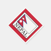 Nepal Serviette (Ecke)