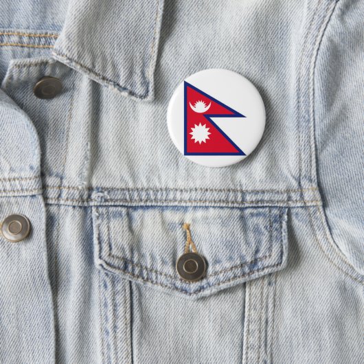Nepal-Staatsflagge Button (Beispiel)