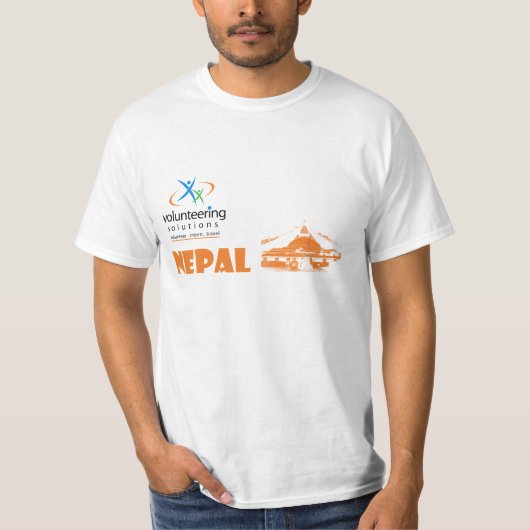 Nepal-T - Shirt - freiwillige Lösungen (Vorderseite)