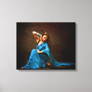 Nepal-Tänzer Leinwanddruck