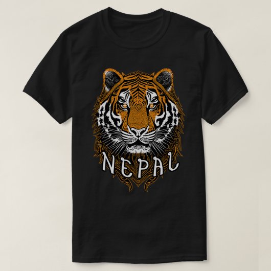 Nepal Tiger T-Shirt (Design vorne)