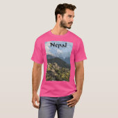Nepal Travel Vector T-Shirt (Vorne ganz)
