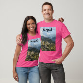 Nepal Travel Vector T-Shirt (Unisex)