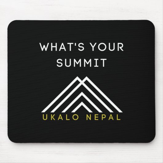 Nepal Wander- und Kletterbekleidung Mousepad (Vorne)