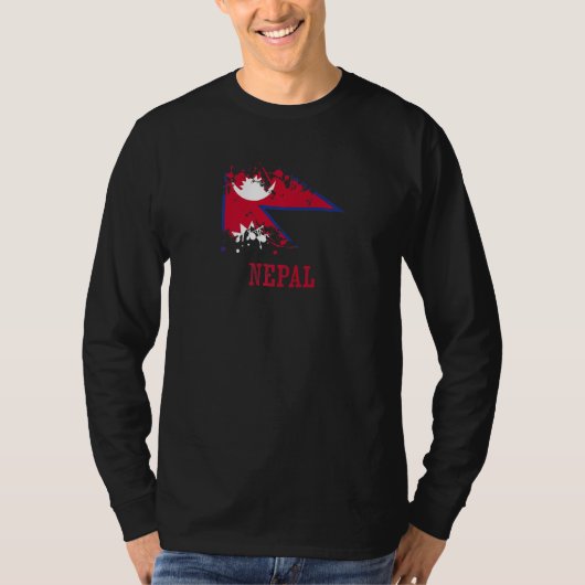 Nepalese enthusiasts for Nepal and Nepal T-Shirt (Vorderseite)