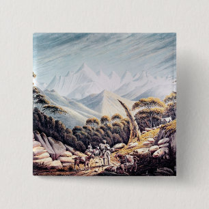 Nepalesische Hirte im Himalaja, 1826 Button