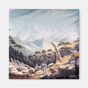 Nepalesische Hirte im Himalaja, 1826 Magnet
