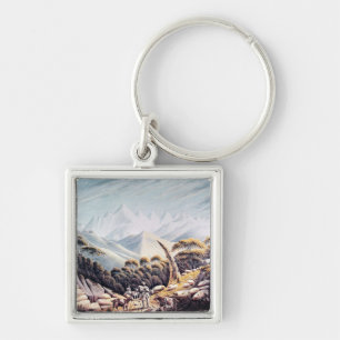 Nepalesische Hirte im Himalaja, 1826 Schlüsselanhänger
