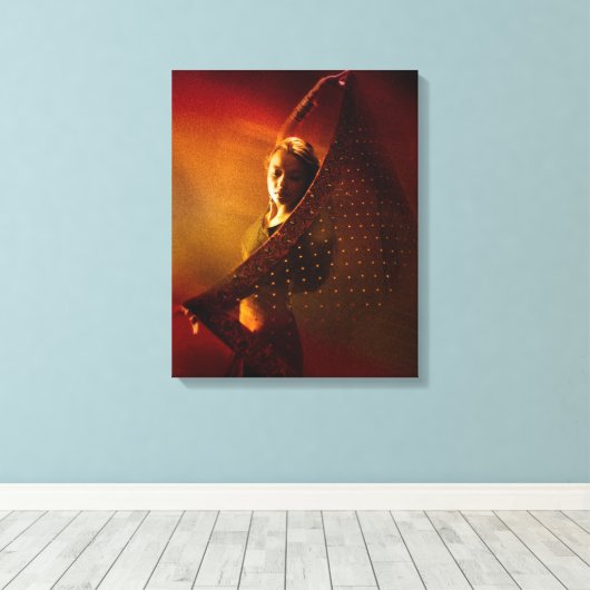 Nepalesischer Tänzer Leinwanddruck (Insitu (Holzboden))