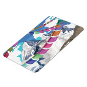 Nepalhimalajagebets-Flaggen-Reiseplakat Magnet (Linke Seite)