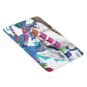 Nepalhimalajagebets-Flaggen-Reiseplakat Magnet (Rechte Seite)