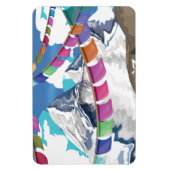 Nepalhimalajagebets-Flaggen-Reiseplakat Magnet (Vertikal)