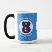 Nepali Angel Hanukkah Flag Personalisiert Verwandlungstasse (Links)