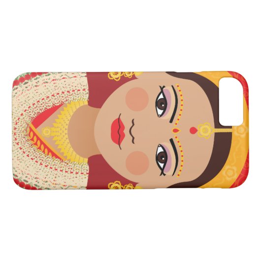 Nepali Bride Matryoshka Fall Case-Mate iPhone Hülle (Rückseite (Horizontal))