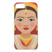 Nepali Bride Matryoshka Fall Case-Mate iPhone Hülle (Rückseite)