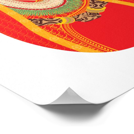 Nepali Bride Matryoshka Poster (Ecke)