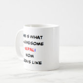 nepali Mom, phantastisch Kaffeetasse (Vorderseite Links)