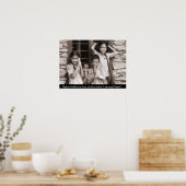 Nepalische Kinder vor ihrer Schule Poster (Küche)