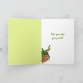 Nepenthes Pitcher Pflanze Illustration Personalisi Karte (Innenseite)