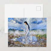 Nephele Goddess of Clouds and Rain from Greek Myth Postkarte (Vorne/Hinten)