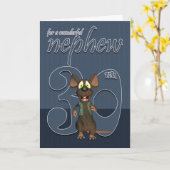 Nephew - 30. Geburtstagskarte Karte (Gelbe Blume)