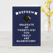 Nephew Abschluss 2025-Karte Karte (Gelbe Blume)