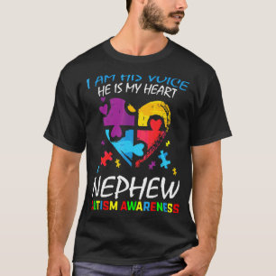 Nephew Autismus Bewusstsein seiner Stimme Mein Her T-Shirt