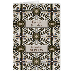 Nephew Birthday Abstrakt Mandala Design