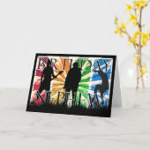 Nephew Birthday Card Male Modern Karte (Gelbe Blume)