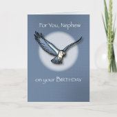 Nephew Eagle Birthday Karte (Vorderseite)