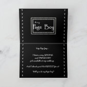 NEPHEW - Einladung von Page Boy Wedding (Innenseite)