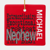 Nephew Extraordinaire CUSTOM Keramikornament (Rückseite)