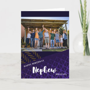 Nephew Foto Happy Birthday Card Karte