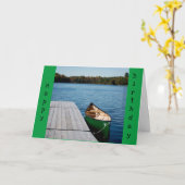 **NEPHEW** GEBURTSTAG-WIE EIN TAG AM SEE! KARTE (Gelbe Blume)